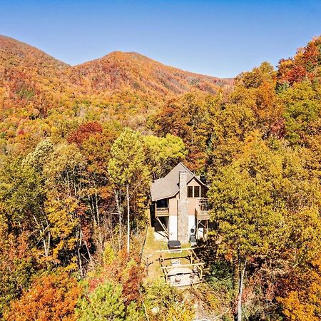 Maggie Valley Cabin With Beautiful Mountain Views, Hottub, Pet Friendly, Gameroom, Fireplace Esterno foto