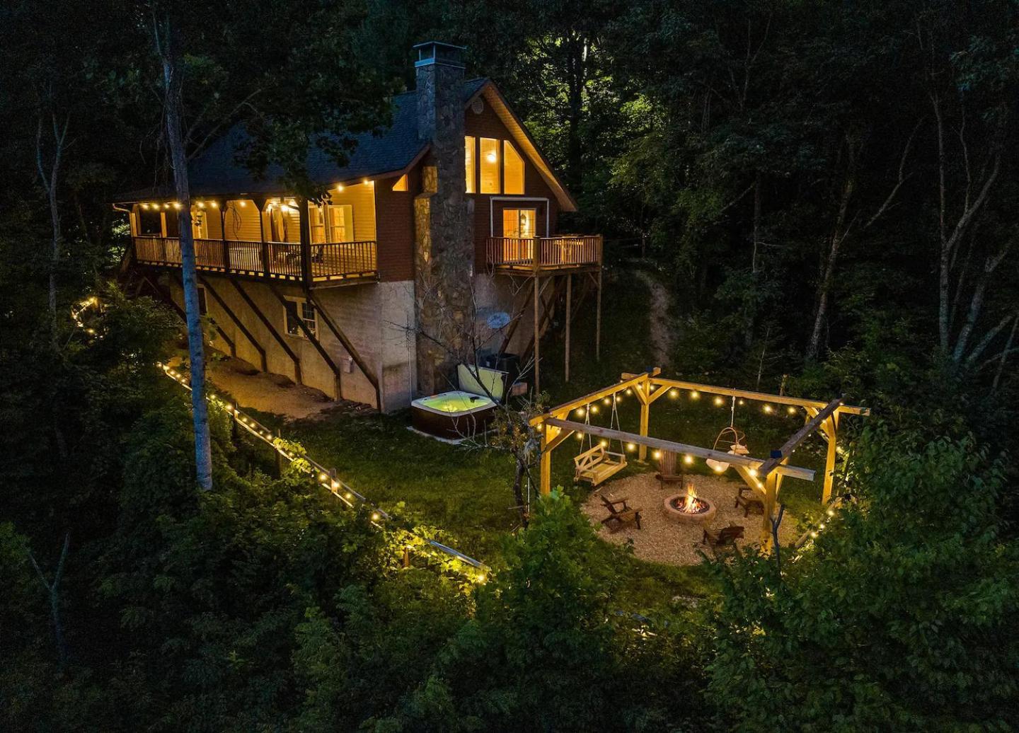 Maggie Valley Cabin With Beautiful Mountain Views, Hottub, Pet Friendly, Gameroom, Fireplace Esterno foto