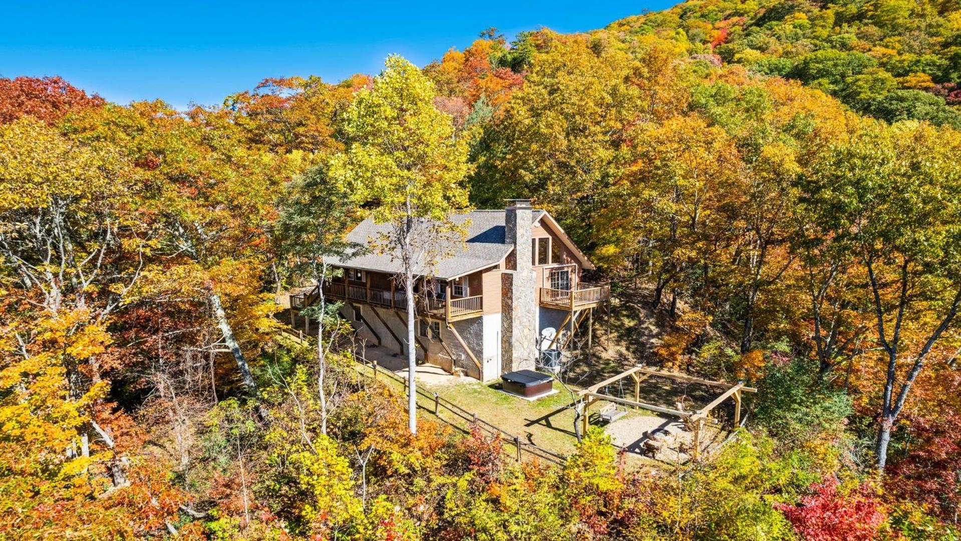 Maggie Valley Cabin With Beautiful Mountain Views, Hottub, Pet Friendly, Gameroom, Fireplace Esterno foto